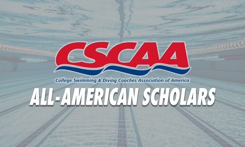 Six Programs Secure CSCAA Scholar All-America Honors; Four Claim Individual Recognition