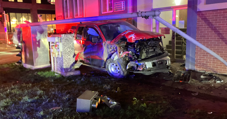 Wrong-way driver faces OWI after crash into Downtown building