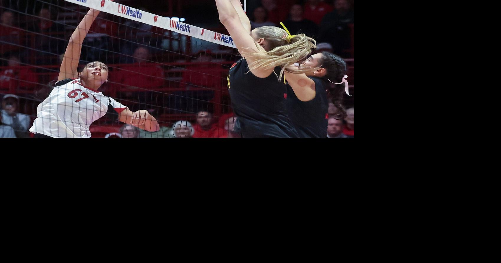 WISCONSIN VOLLEYBALL 3 things that stood out from Wisconsin volleyball's bounce-back sweep