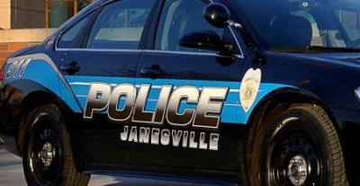 Janesville police squad car tight crop