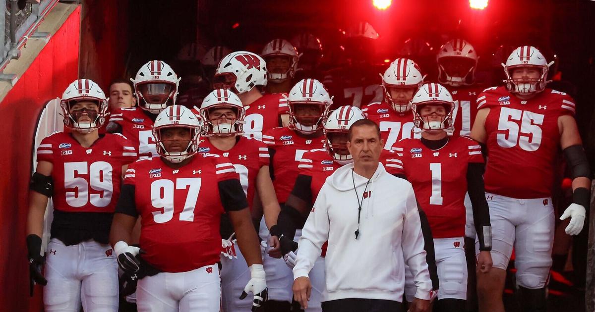 Wisconsin Cap Wisconsin football coach Luke Fickell previews Iowa