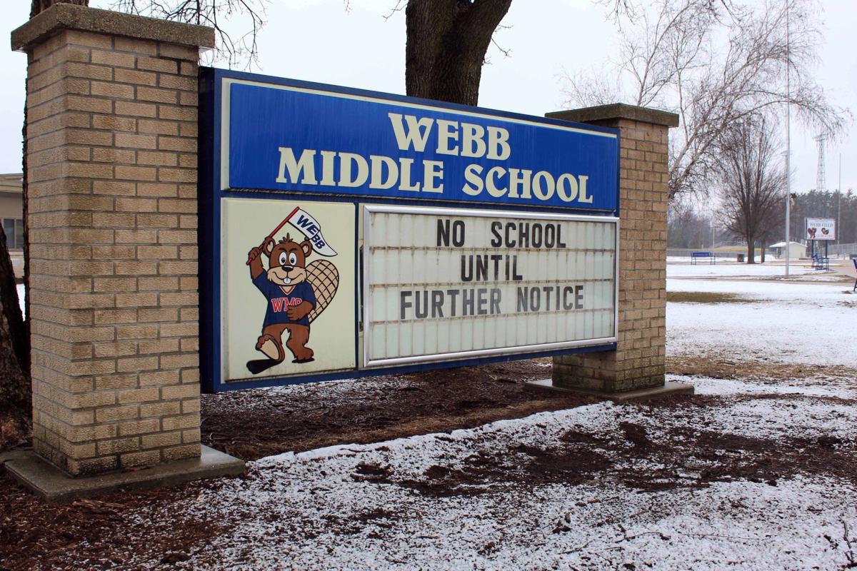 Webb Middle School Sign