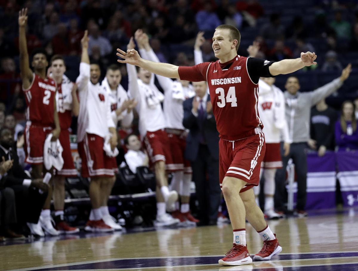 Wisconsin Badgers Hang On To Defeat Northwestern Wildcats 70 64