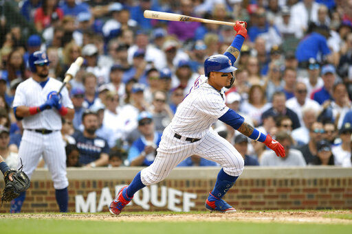 No. 8: Baez stars for Cubs in near-MVP season