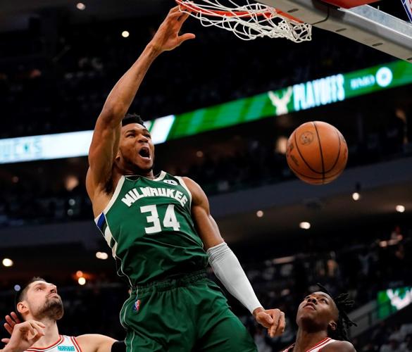 Bulls' Jones Jr. on his dunk on Giannis: That's not even close to