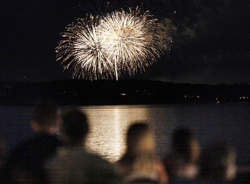 Fireworks harming Warner Park lagoon, group says