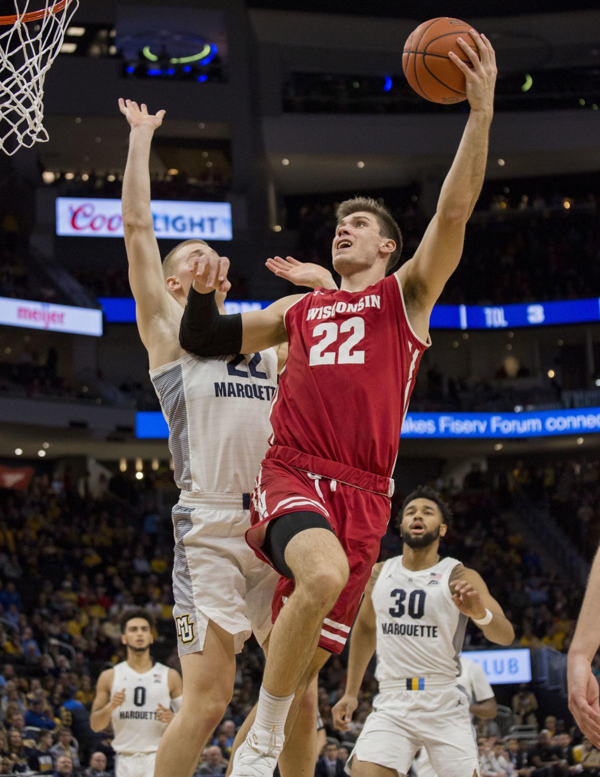 Photos Marquette Golden Eagles 74 No 12 Wisconsin Badgers 69