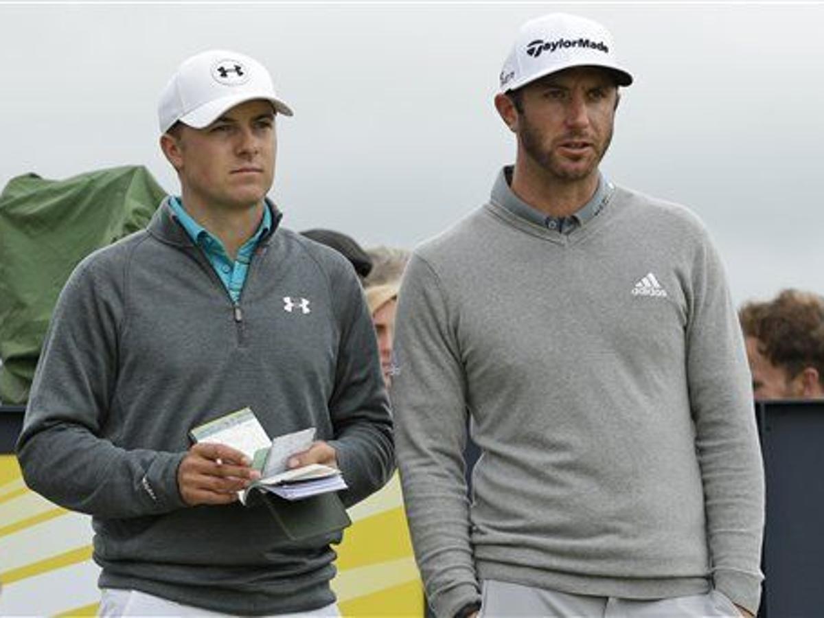 Pro Golf Dustin Johnson Jordan Spieth In Position For Another Major Battle At British Open Golf Madison Com