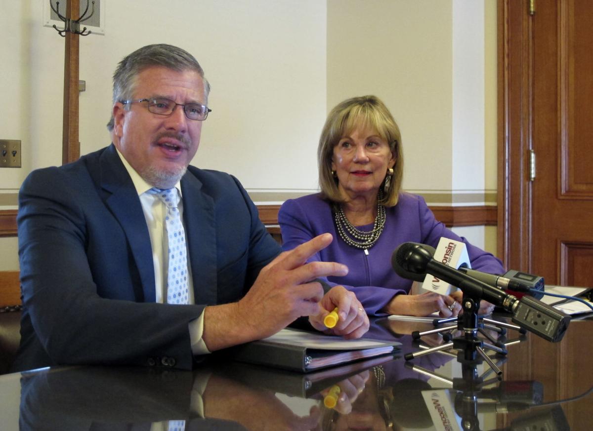 Wisconsin budget committee co-chairs Rep. John Nygren and Sen. Alberta Darling