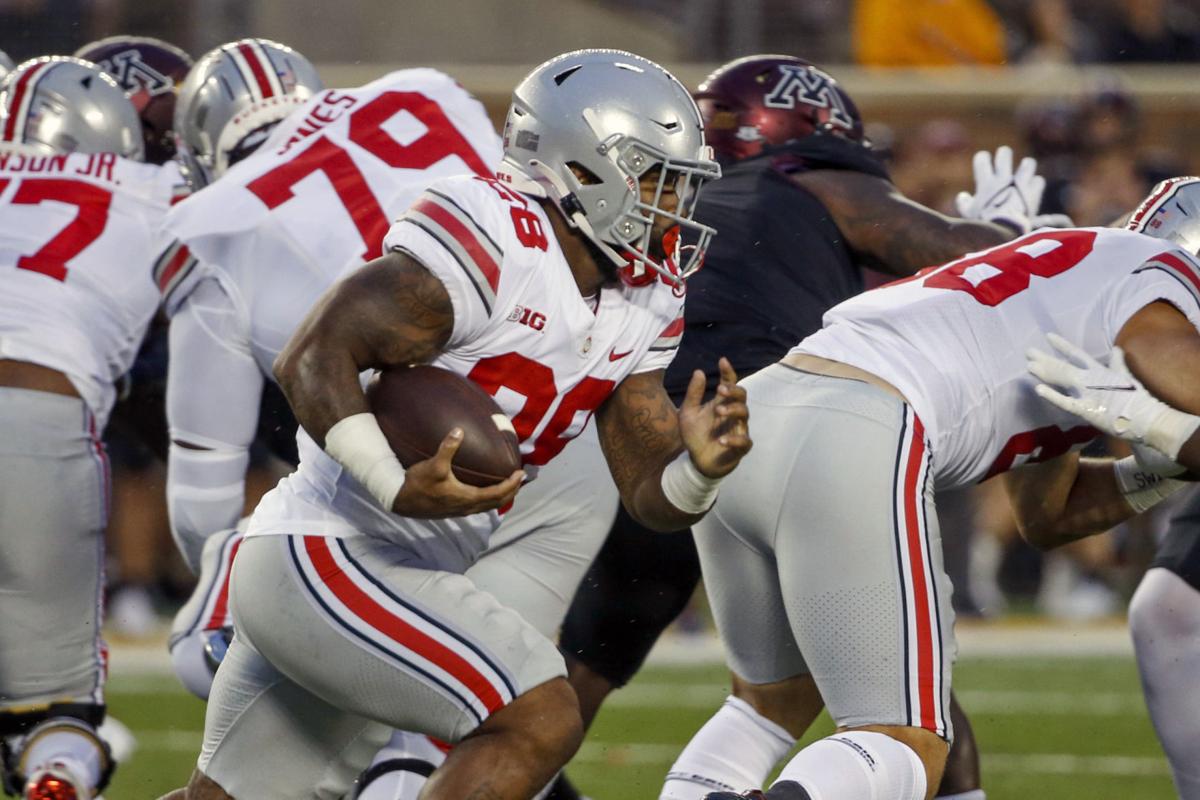 No 4 Ohio State Outlasts Minnesota 45 31 As C J Stroud Throws 4 Tds In Debut College Football Madison Com No 4 Ohio State Outlasts Minnesota 45 31 As C J Stroud Throws 4 Tds In Debut College Football Madison Com