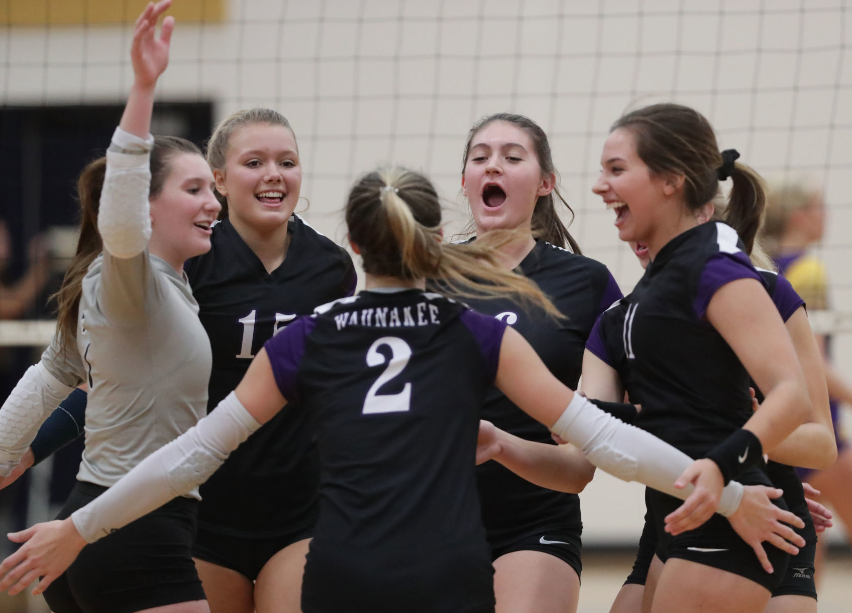 ladies volleyball match