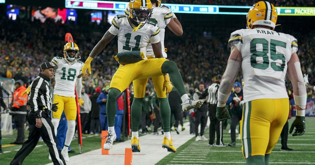 Jayden Reed Injury Cart Packers Jayden Reed, Dontayvion Wicks injury update