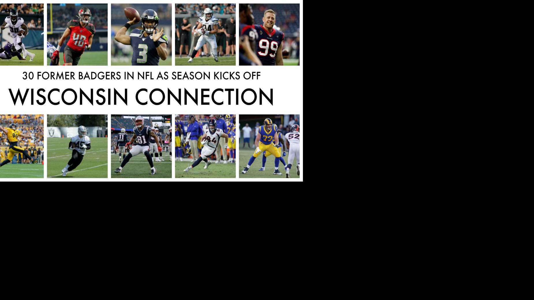 Wisconsin Connection 30 Former Badgers In The Nfl As Season