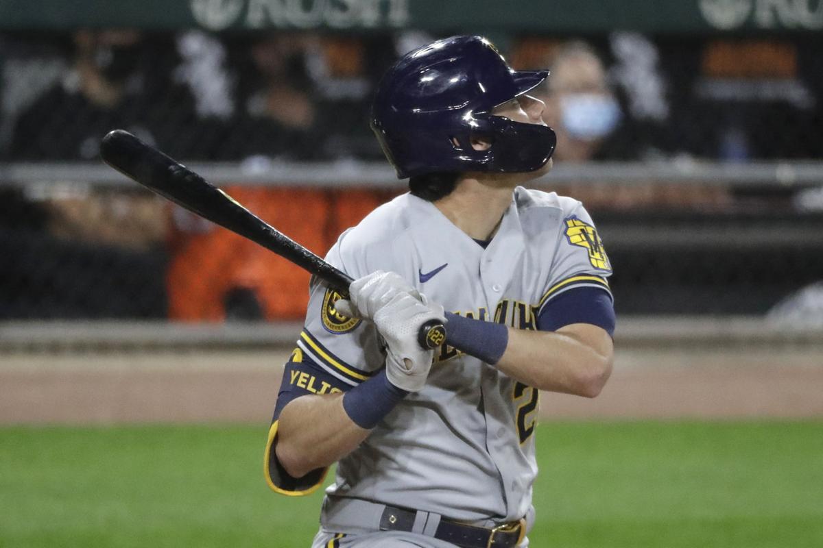 Watch Now: Christian Yelich heats up with inside-the-park home run ...