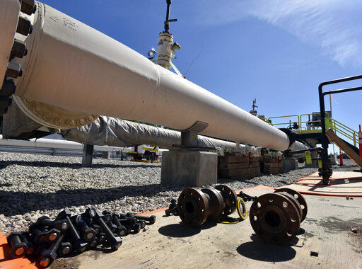 Enbridge pipeline for Straits of Mackinac, AP generic file photo
