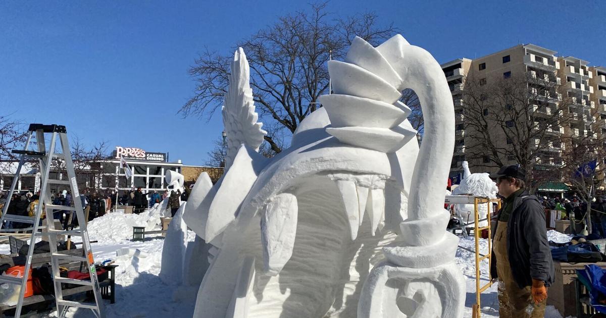 15 photos from the 2025 U.S. National Snow Sculpting Championship held