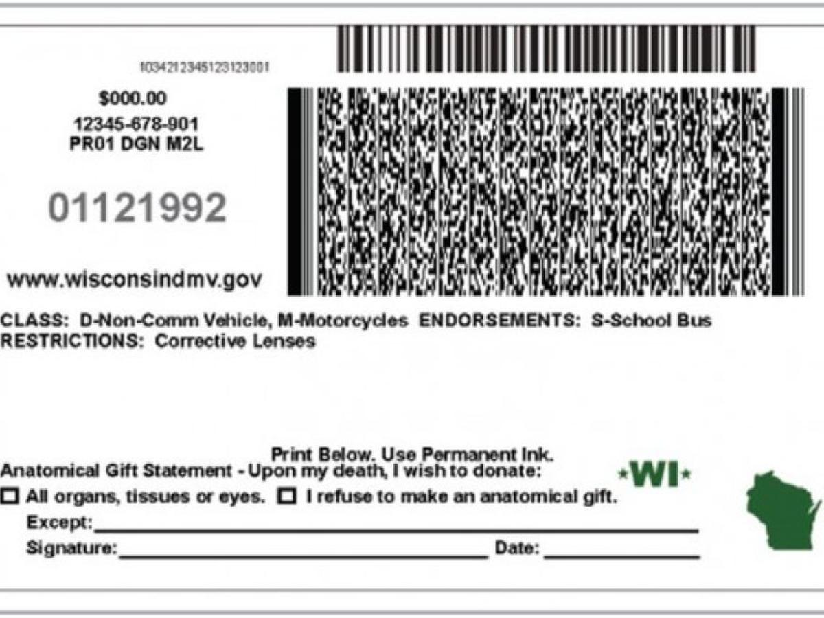 Driver License Barcode Driver License Barcode