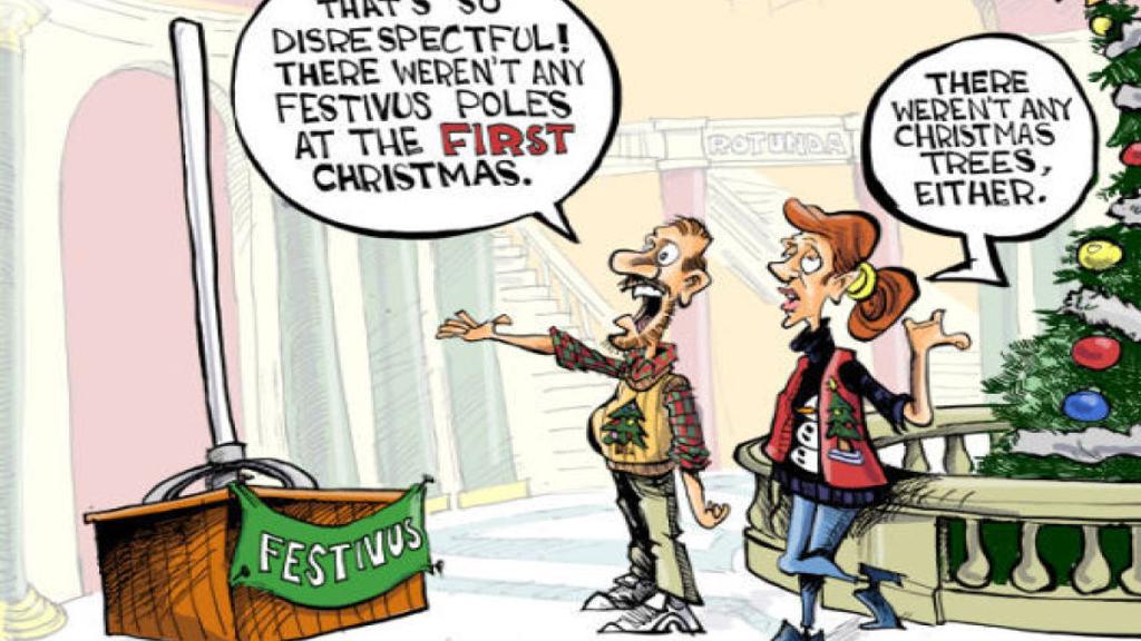 Hands On Wisconsin Oh Festivus Pole Opinion Madison Com
