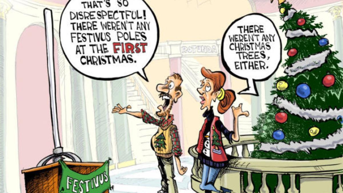 Hands On Wisconsin Oh Festivus Pole Opinion Madison Com