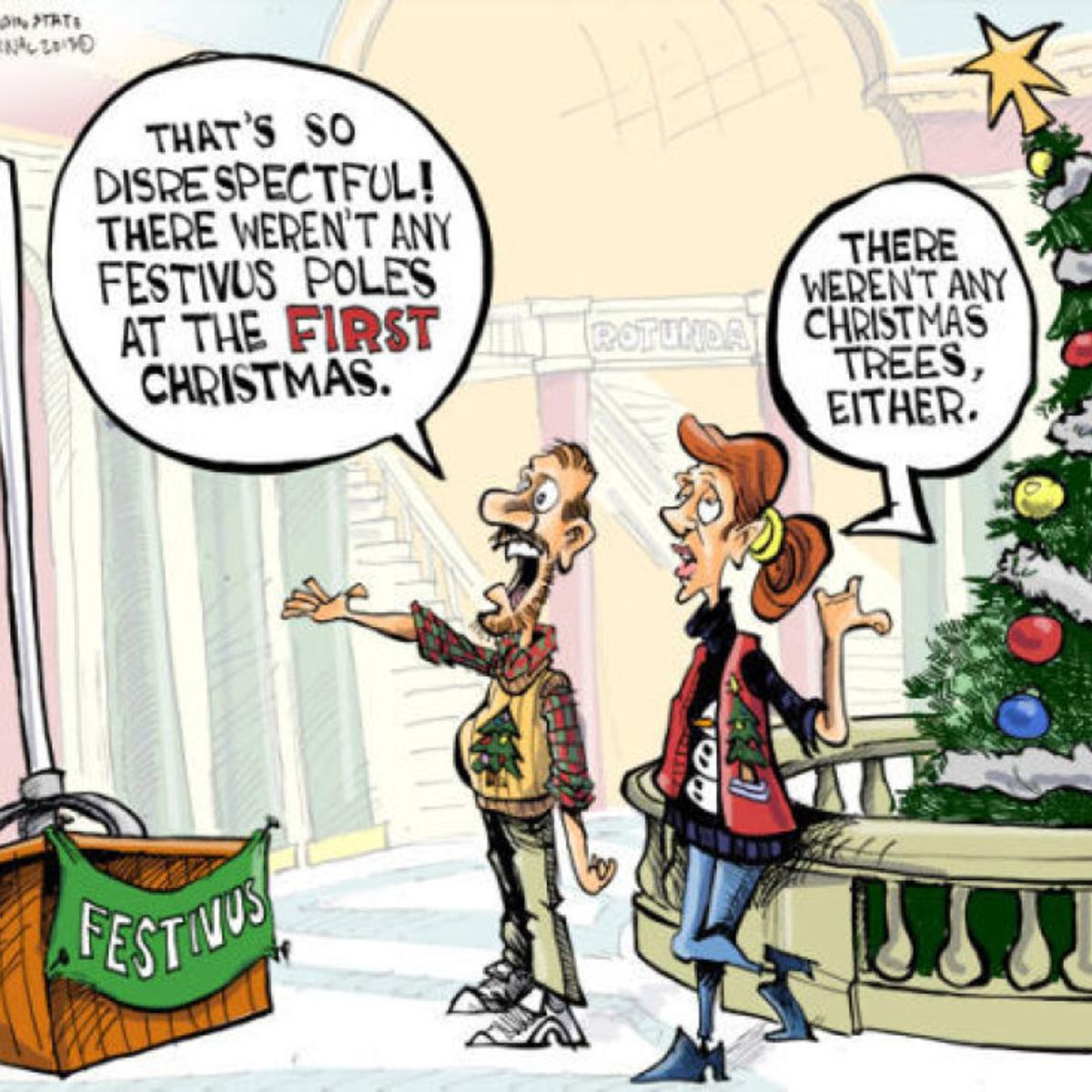 Hands On Wisconsin Oh Festivus Pole Opinion Madison Com