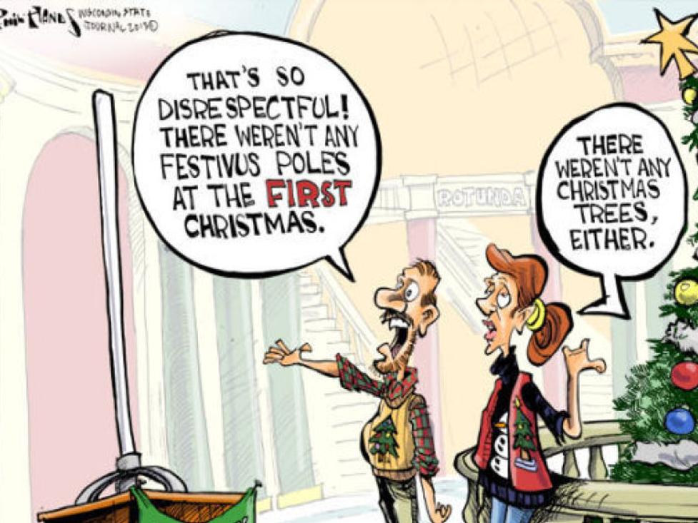 Hands On Wisconsin Oh Festivus Pole Opinion Madison Com