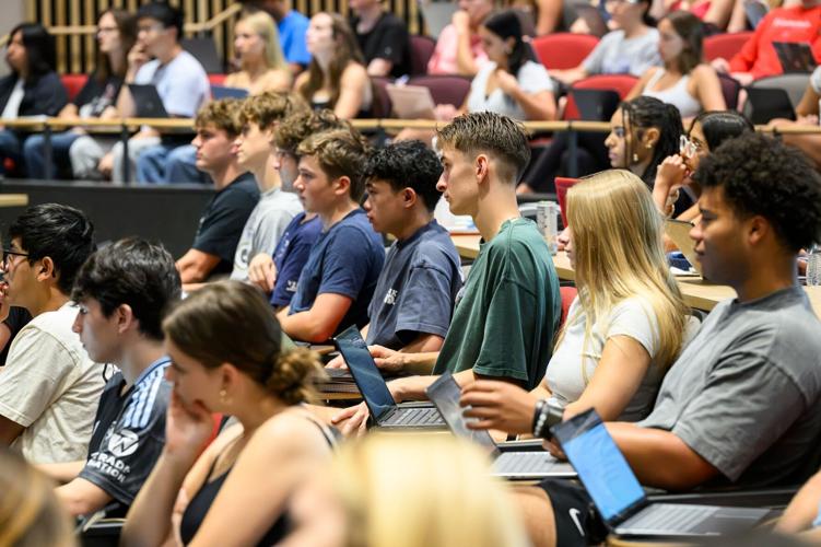 A first day of classes, full of motion