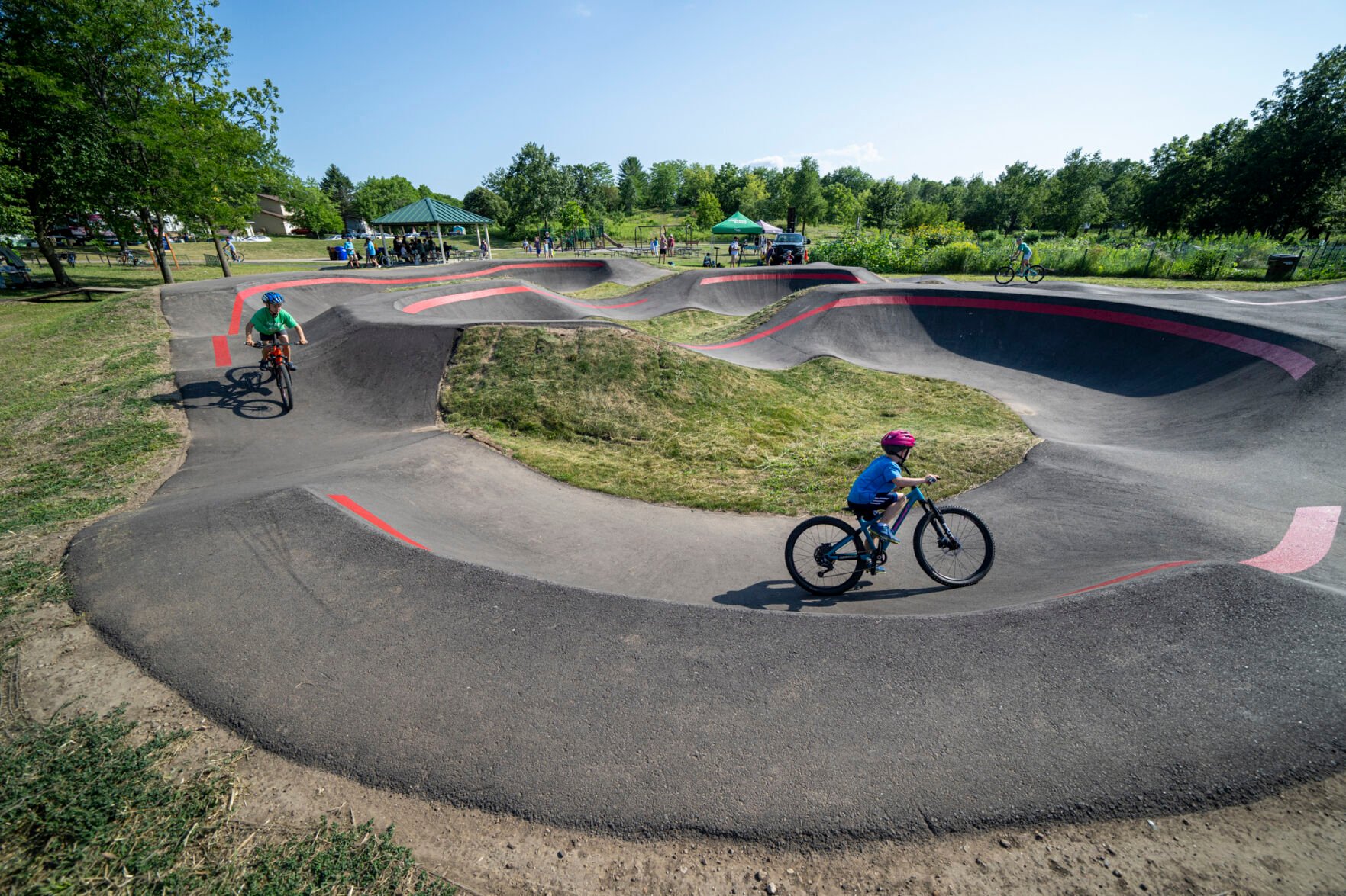 New pump track other bicycling additions at south Madison park