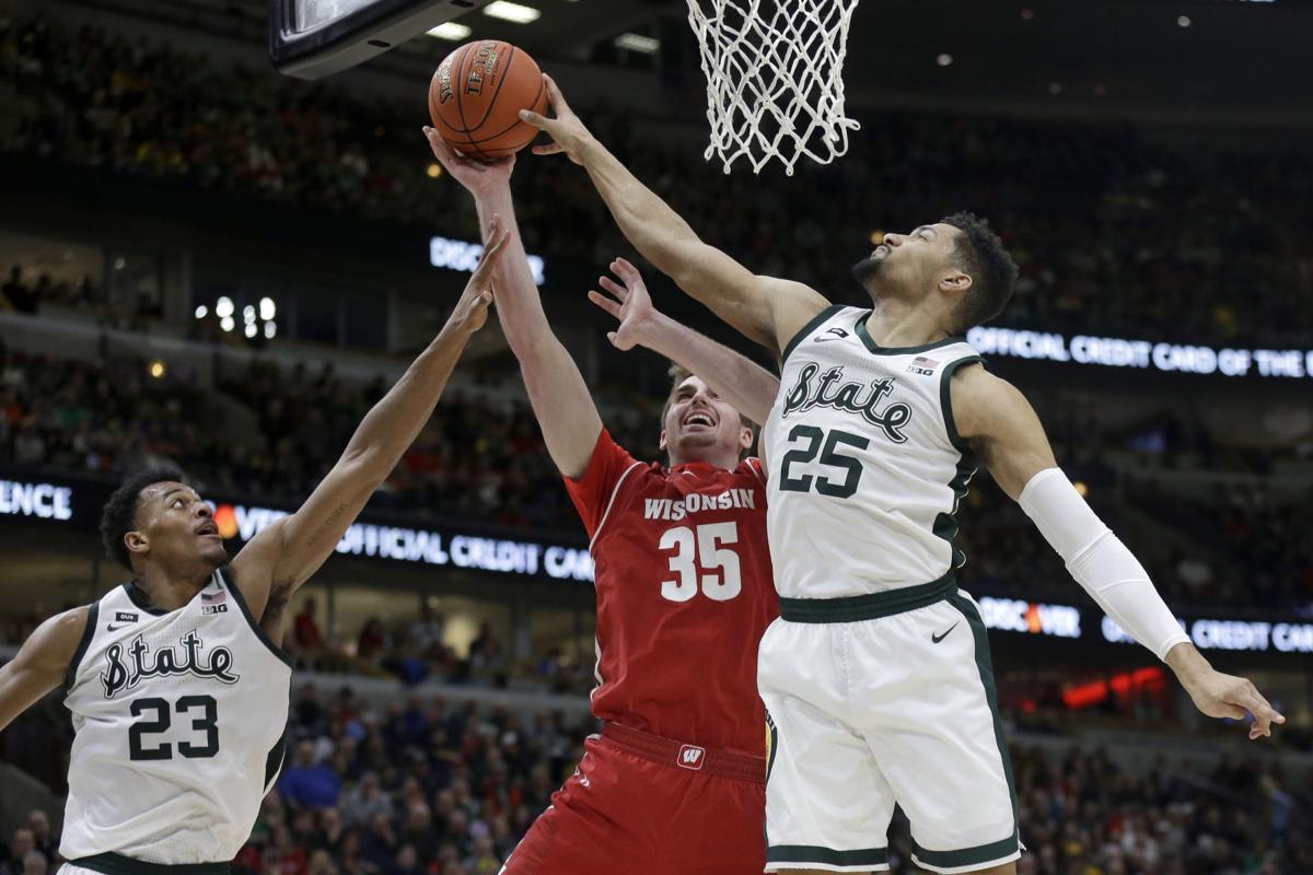 B10 Wisconsin Michigan St Basketball