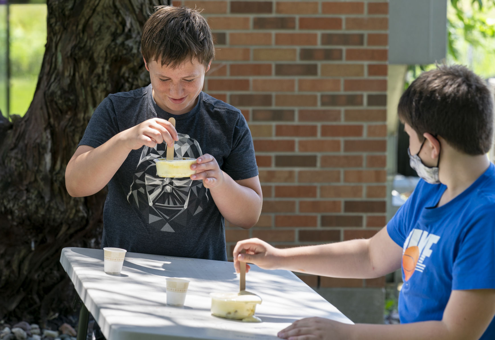 Students work their magic concocting potions at Hogwarts inspired camp