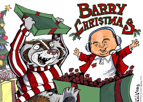 Hands Cartoon: Barry Christmas