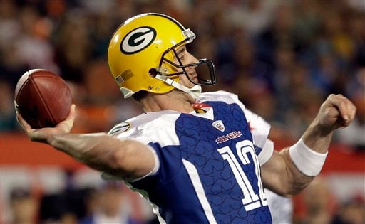 Pro Bowl: Rodgers throws two TDs in losing cause