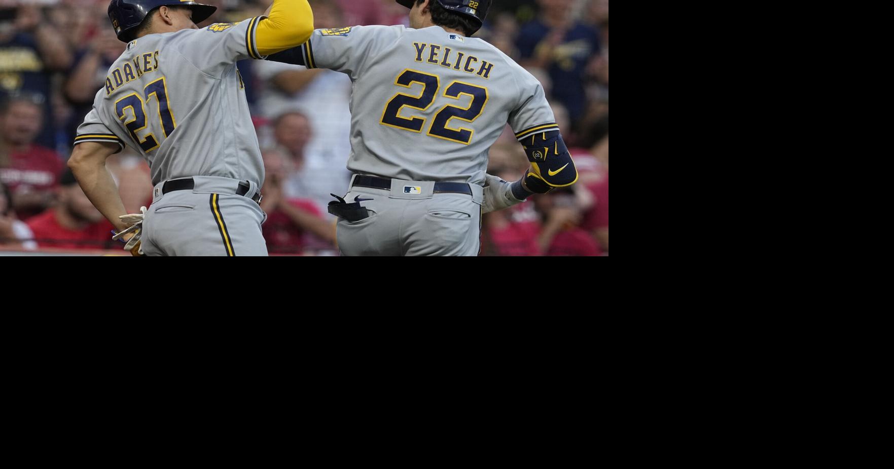 Burnes takes perfect game into the sixth, Yelich homers as Brewers hold off  Pirates 11-8 Wisconsin News - Bally Sports