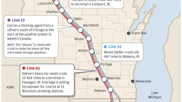 Enbridge Insurance Offer On Oil Pipeline Is Standard Procedure Local News Madison Com