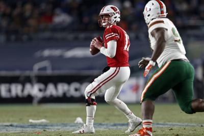 open quarterback competition a possibility for badgers heading into