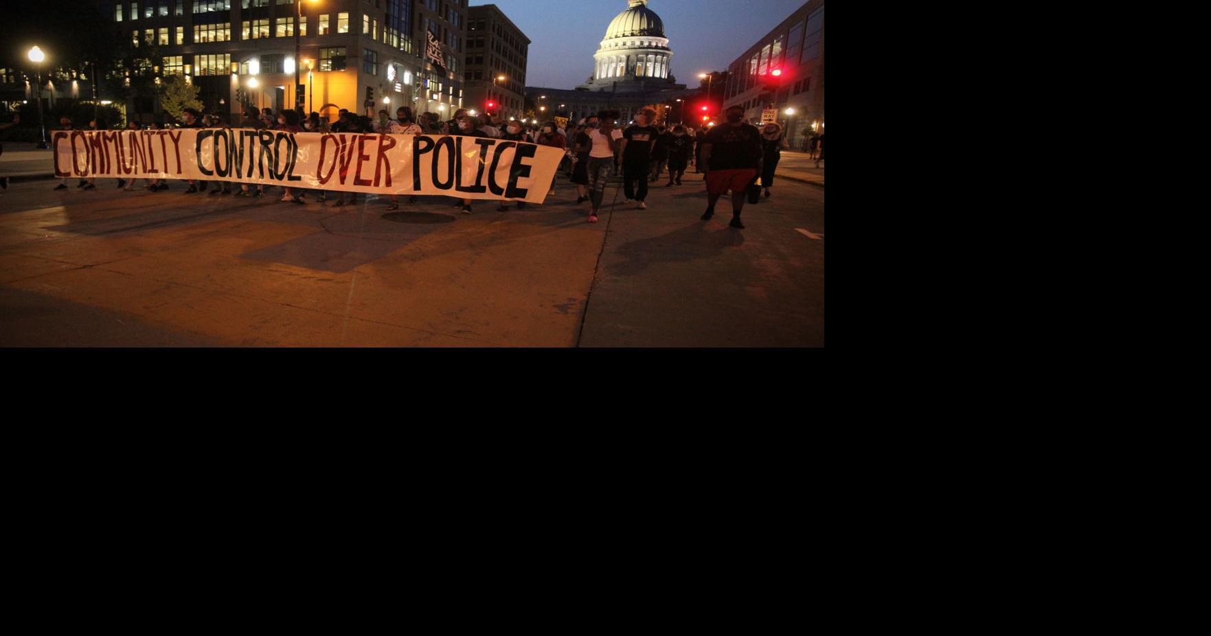 Madison protests begin with song, prayer; end in more destruction