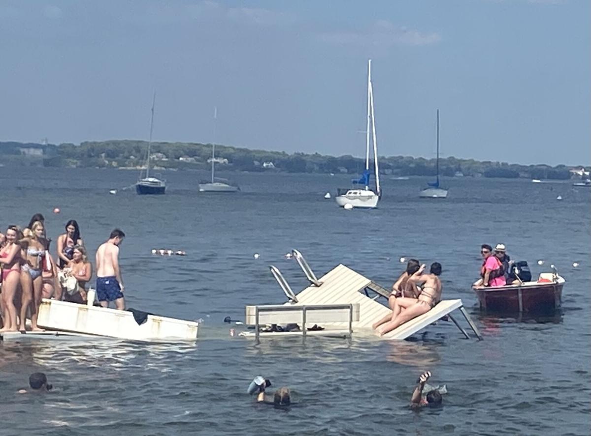 Pier collapses at UWMadison Union Terrace in Wisconsin