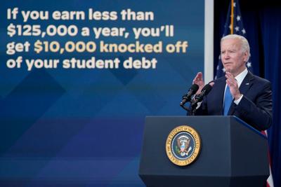 Biden student loans, AP generic file photo