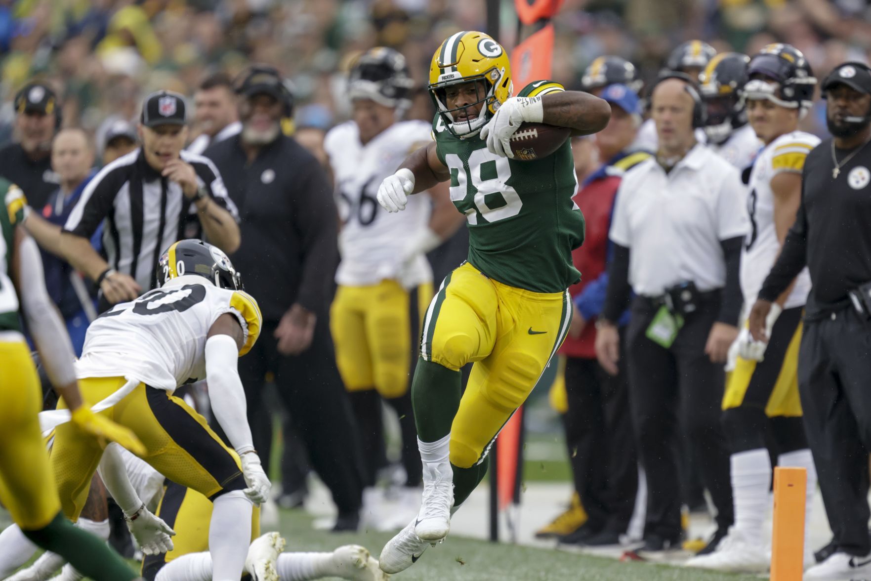 In AJ Dillon, Packers have not only a 'cold-weather Green Bay back