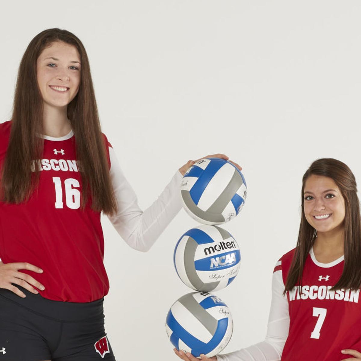 Badgers Volleyball 6 8 Dana Rettke Ready For Her Wisconsin