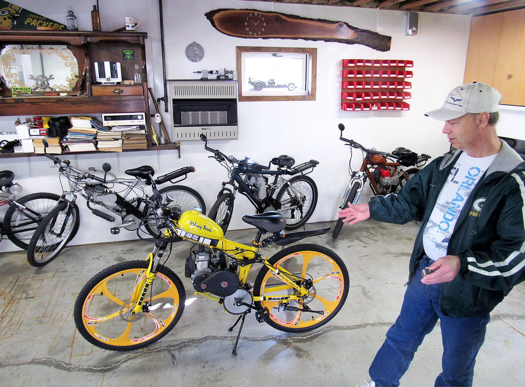 motorized bicycle repair shop