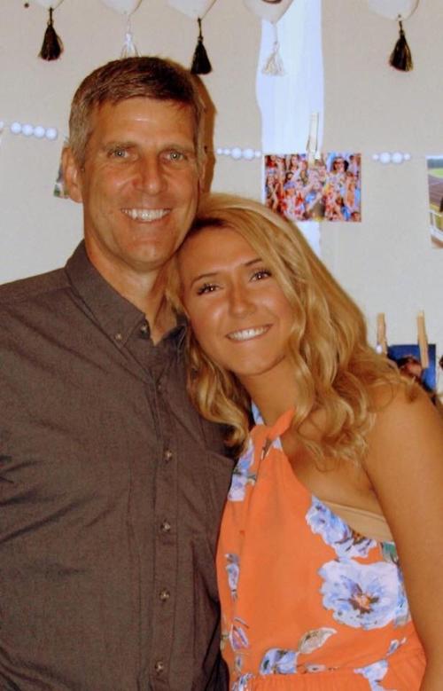 Luehring father-daughter photo