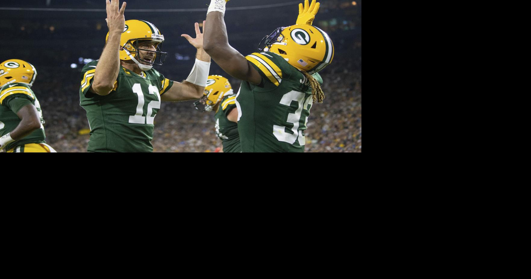 The Packers poke fun at Aaron Rodgers with ayahuasca TD celebration, catch  QB off guard