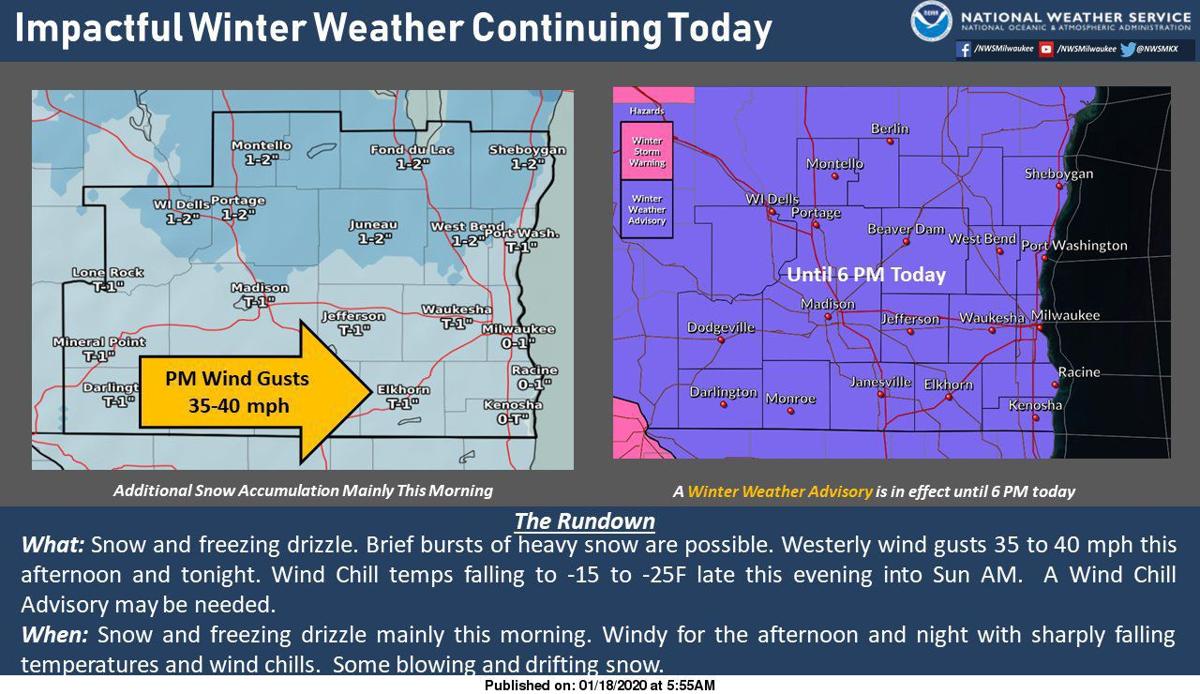 Madison Declares Snow Emergency Bitter Cold With Strong Winds To