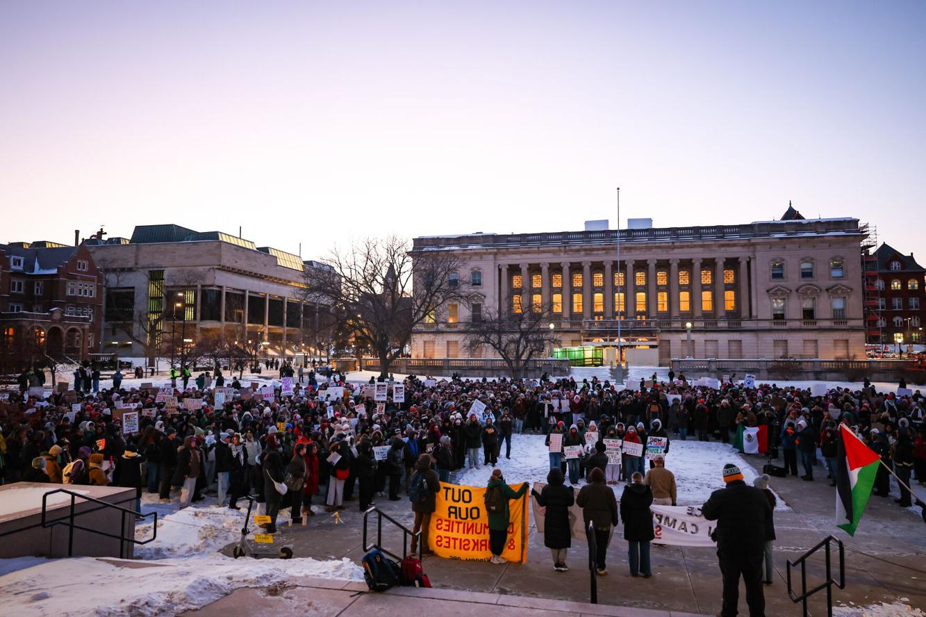 Photos: UW-Madison students protest ICE activity across the country