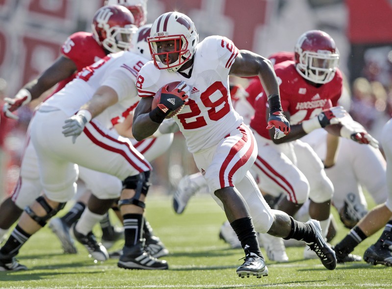 Badgers football Montee Ball has end zone in sight