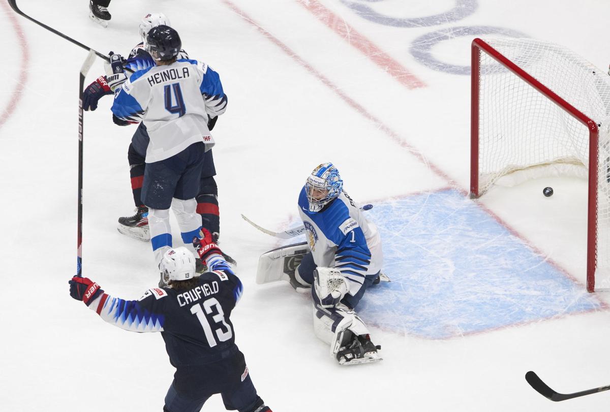 Badgers Cole Caufield Celebrates Birthday With Goal Us Quarterfinal Victory At World Junior Championship Wisconsin Badgers Hockey Madison Com