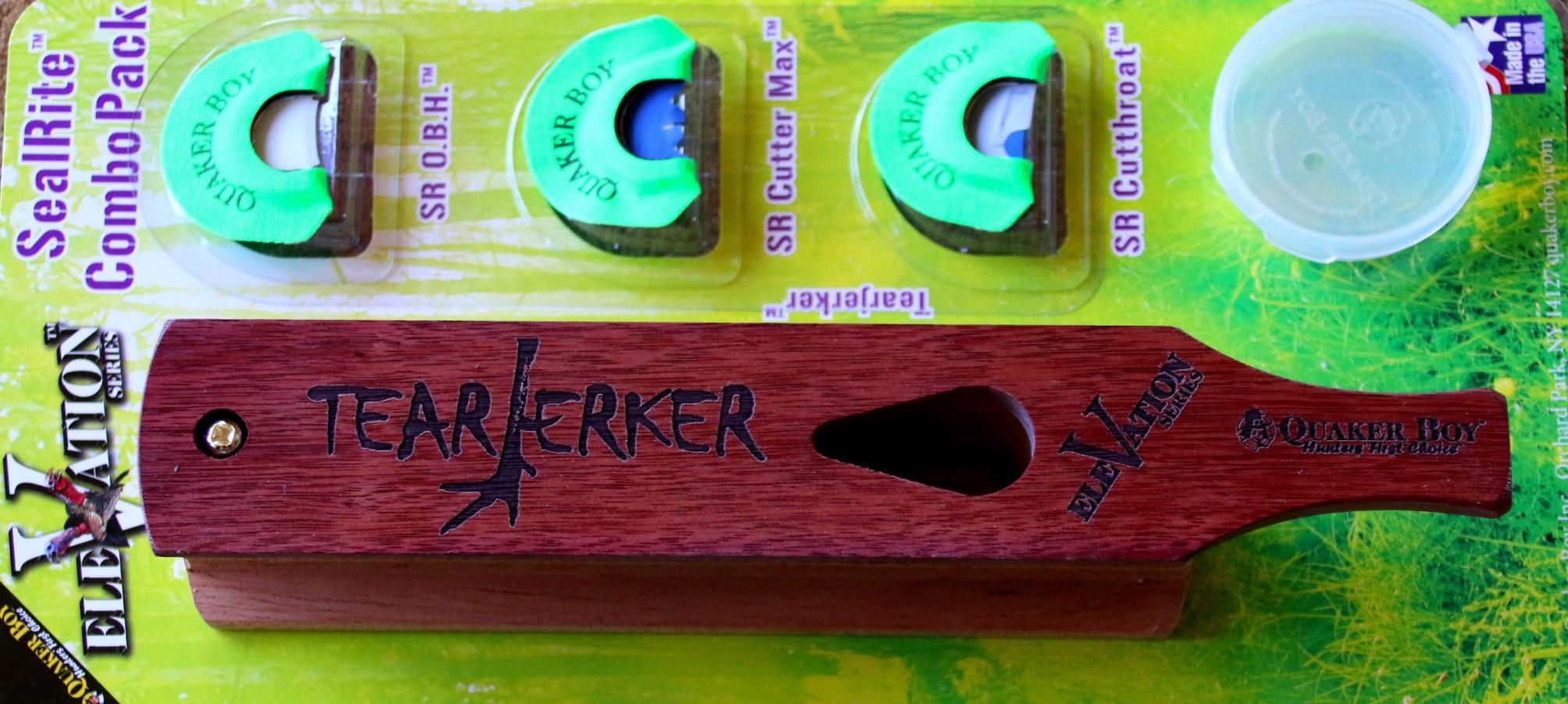 Jerry Davis Quaker Boy's new TearJerker turkey call calls to customers