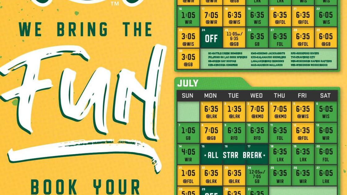 Mallards' 2019 schedule | | madison.com
