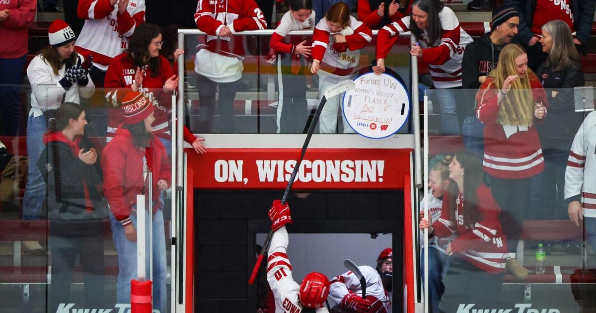 The Badgers played in front of three of the 12 largest crowds ever at LaBahn Arena during the 2025-26 season.