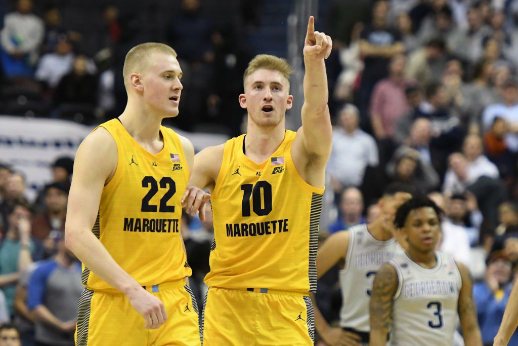 Men's Gold Marquette Golden Eagles Basketball Jersey